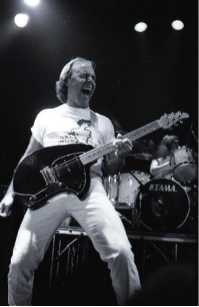 Ronnie Montrose, playing electric guitar